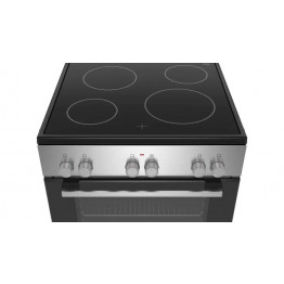 Freestanding electric cooker Stainless steel, HKL050070M