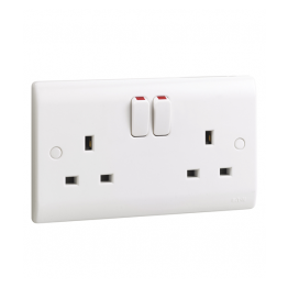 13Amp Double Socket (white)