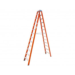 26 Steps Scissors Fiberglass Double Access Ladder Professional, EFR9924