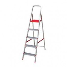  Aluminum 5 Steps Domestic A Ladder 3.12kg, ESC0064
