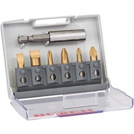 7-piece screwdriver bit set, Max Grip version (mixed) 25mm