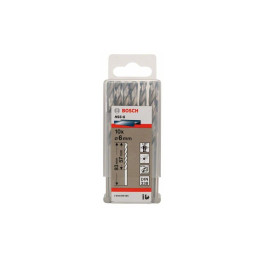 Bosch 6.0mmx57mmx3.66" Metal Drill Bit HSS-G (10 Piece) 2608595066 