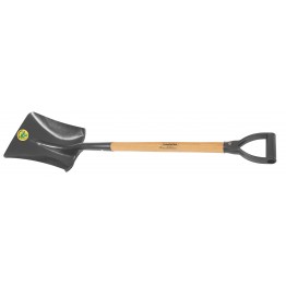 Square mouth shovel, 71 cm wood handle 77472/424