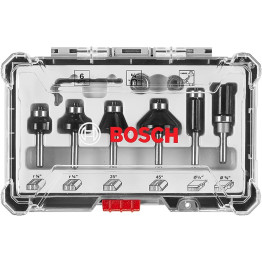 Trim and edging router bit set, 6-pieces 2607017469