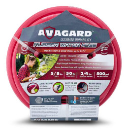 Avagard  5/8" x 50m Rubber Water Hose Without Fittings