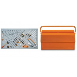 Mechanical Tool box with Assortment of 80 tools for Universal use