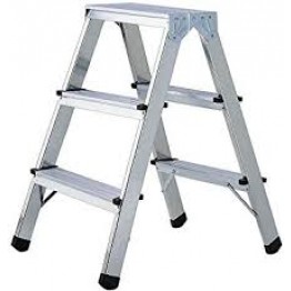 Double stepladder aluminum 2 x 2 levels - 0.7m | 1412030