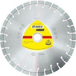 Diamond Cutting Disc DT 600 U Supra, 230 x 22.23 x 2.6mm, 30 segments, for Concrete - 1pc - KL322634