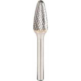  HF 100 F, Cone shaped carbide burr, 12.7mm Diameter, 6mm Shaft Carbide Burr KL296010 