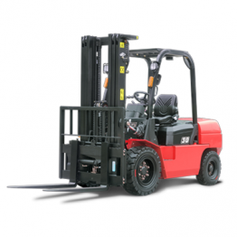 Diesel Forklift 3tons Nissan Engine TD 27 Okanura Transmission Triplex Mast 4.5m