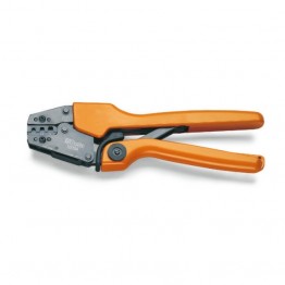 Heavy duty crimping plier for non insulated terminal 