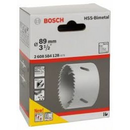 HSS bi-metal Holesaw for standard adapters 89mm