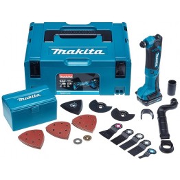 Cordless Multifunction Tool Makita TM30DY1JX5, 10.8 Volt, 1.5Ah Battery, and charger in carry case