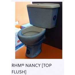 Royal Home Mate Nancy (Side Flush)Complete Set | Flushwise Close Coupled Back-To-Wall WC - RHM05NHSWC