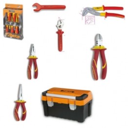 Electrical or Insulated Complete Tool box with assortment of 23 tools