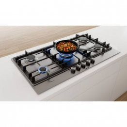 Stainless Steel Gas Hob (Cast Iron) 90CM - PCR9A5B90/PCR915B91E