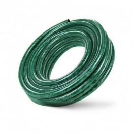 5/8'' PVC Garden Hose, Green Reinforced, 50m