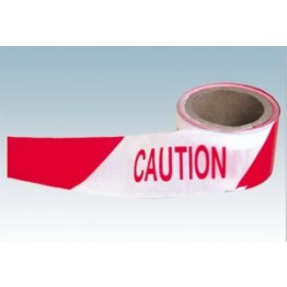 Red and white Caution Tape
