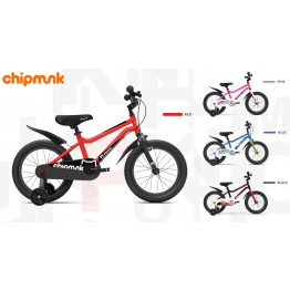 Chipmunk 12" kids Bicycle for 3-9years Boys/Girls In Red/Blue/Black