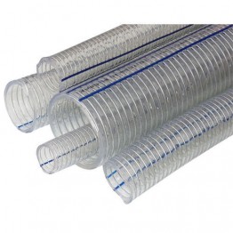 1½'' Transparent Wire Braided Hose,50m