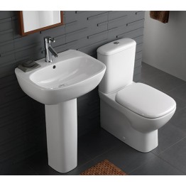 Twyford Moda WC Flushwise Close Coupled Back-To-Wall WC without Zinc and Taps