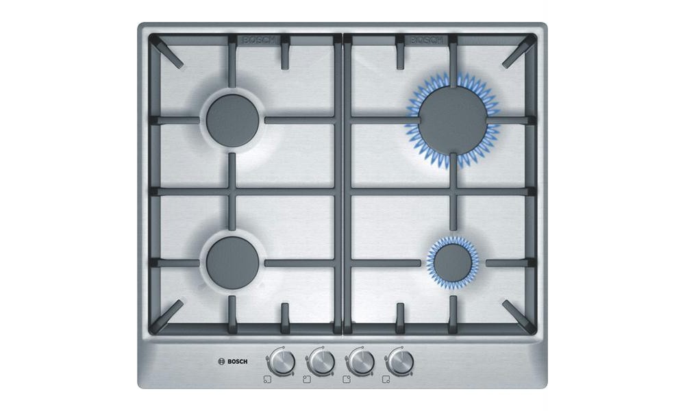 Bosch stainless hot sale steel hob