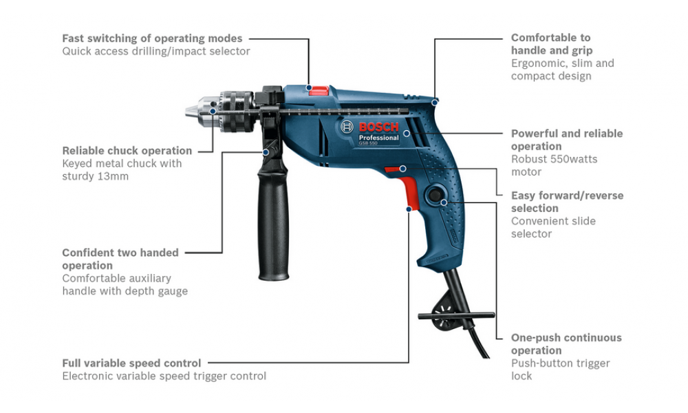 Bosch drill gsb 550 online