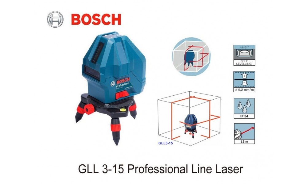 Bosch Line Laser Gll 3 15 X Professional 0601063m00 Mamtus