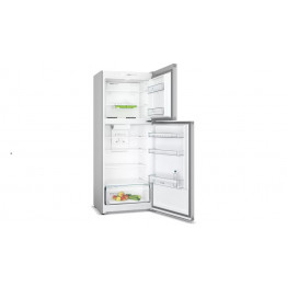 Serie | 4 free-standing fridge-freezer with freezer at top178 x 70 cm Stainless steel look, 376L - KDN43VL2N5