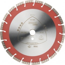 Klingspor Diamond Cutting Disc DT 900 B Special, 350 x 20 mm, 22 segments, for concrete-KL325080