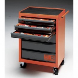 Metallic 6 Drawer Mobile Trolley with 162 Tools, 170862