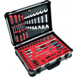 Complete Mechanical Tool box With 120 Tools in Aluminium Case , 170822