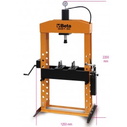 Hydraulic Press with moving piston and hoist 3027 50