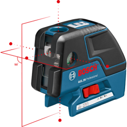 GCL 25 Five-Point Self-Leveling Alignment Laser and Cross-Line without BT 150