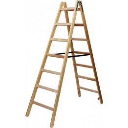 Wooden Stepladder 2x10 rungs Height of stepladder 2,64m