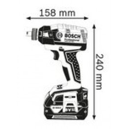 Cordless Impact Driver, GDX 18 V-EC Professional