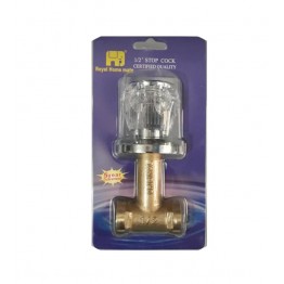 Royal Home Mate 1/2'' Conduit Stop Cock Glass Head - RHM01GHSC