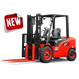 Forklift Truck 3tons, Petrol/Gas Nissan K25 Dual Fuel Engine