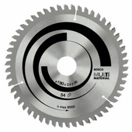 Multi Material Circular Saw Blade 190 X 30 X 54 Teeth 