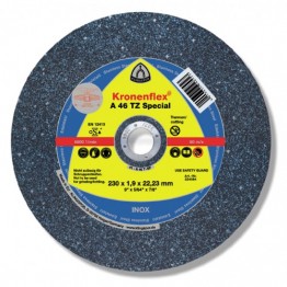 Kronenflex® Cutting-off wheel A 46 TZ GER, 230 x 22.23 x 1.9 mm, flat for INOX - KL224084