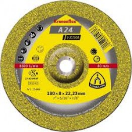 Kronenflex® grinding discs for Metals A 24 Extra, 100 x 16 x 6mm, depressed for metal 1 PC - 189004