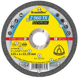 Kronenflex® cutting-off wheels for Metals 230 x 22.23 x 3 mm,  1 pc