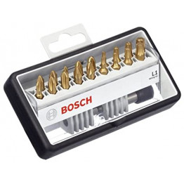 Maxgrip Screwdriver Bits set Plus Holder, L1, Ph/Pz/TX 25mm