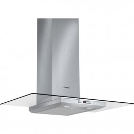 DWA097E50 90 cm, Chimney Extractor Hood | Brushed steel with glass canopy