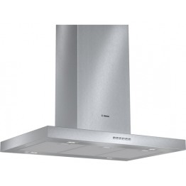 DIB097A50 Brushed Steel Island chimney hood, 90 cm