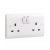 13Amp Double Socket (white)