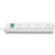 Eco-Line 4 Gang Switched Extension Lead, 1.5m White -  1150423