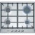 Stainless Steel Gas Hob (Cast Iron) 60CM - PCP6A5B90/PCP615B90E