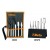 Set of 6 drift Punches and Cape Chisels, 38/B6