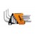 Set of offset hexagon key wrenches, 96/SC9
